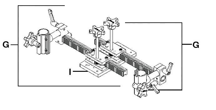 Image of Leikkauspolttimenpidin kahdelle polttimelle MDS-1090